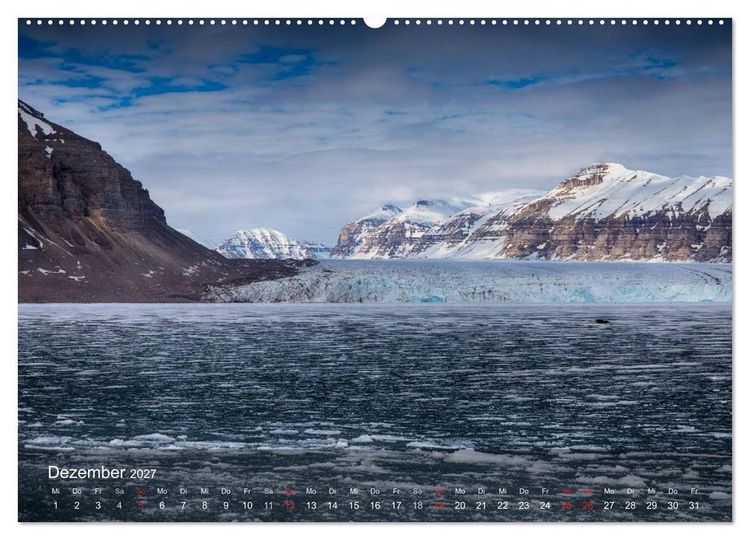 Produktbild: Spitzbergen - Impressionen aus der Arktis (Wandkalender 2027 DIN A2 quer), CALVENDO Monatskalender