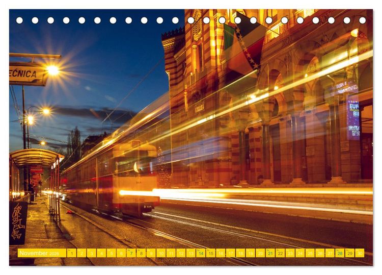 Produktbild: Sarajevo - Vielf&auml;ltige Hauptstadt von Bosnien und Herzegowina (Tischkalender 2026 DIN A5 quer), CALVENDO Monatskalender