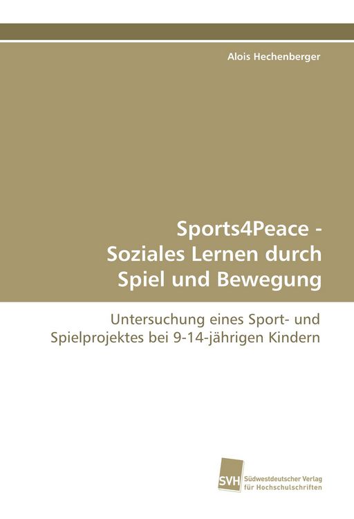 Produktbild: Sports4Peace - Soziales Lernen durch Spiel und Bewegung
