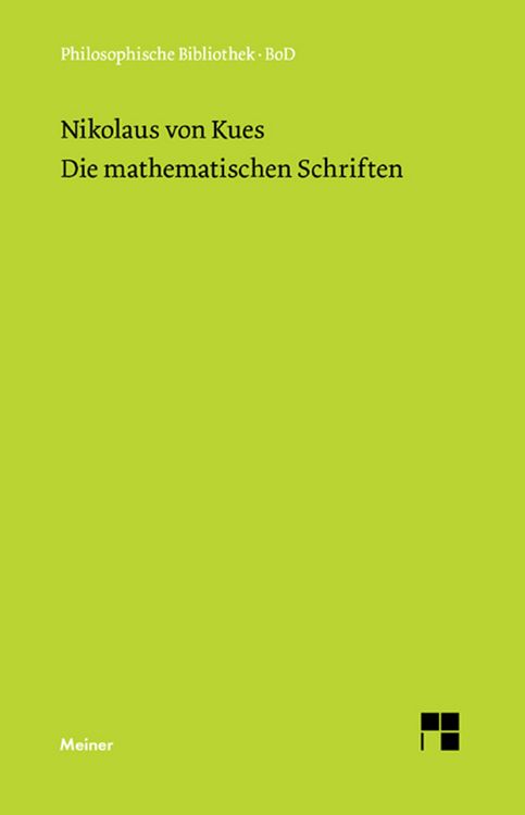Produktbild: Die mathematischen Schriften