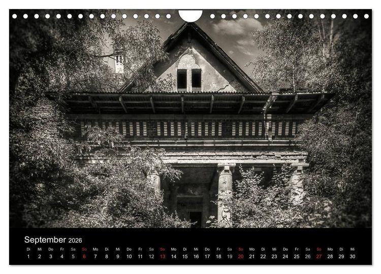 Produktbild: Lost Places Geisterh&auml;user (Wandkalender 2026 DIN A4 quer), CALVENDO Monatskalender