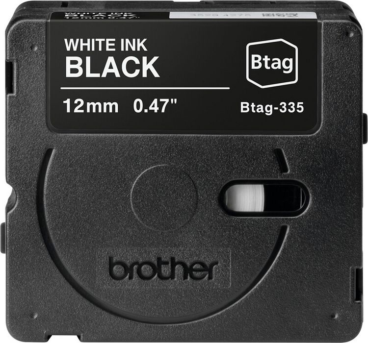 Produktbild: P-touch Band 12mm schwar-weiss