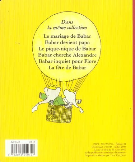 Produktbild: Fre-Mariage De Babar