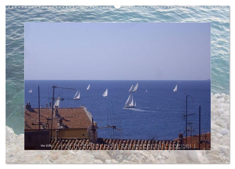 Produktbild: Nizza, C&ocirc;te d'Azur (hochwertiger Premium Wandkalender 2026 DIN A2 quer), Kunstdruck in Hochglanz