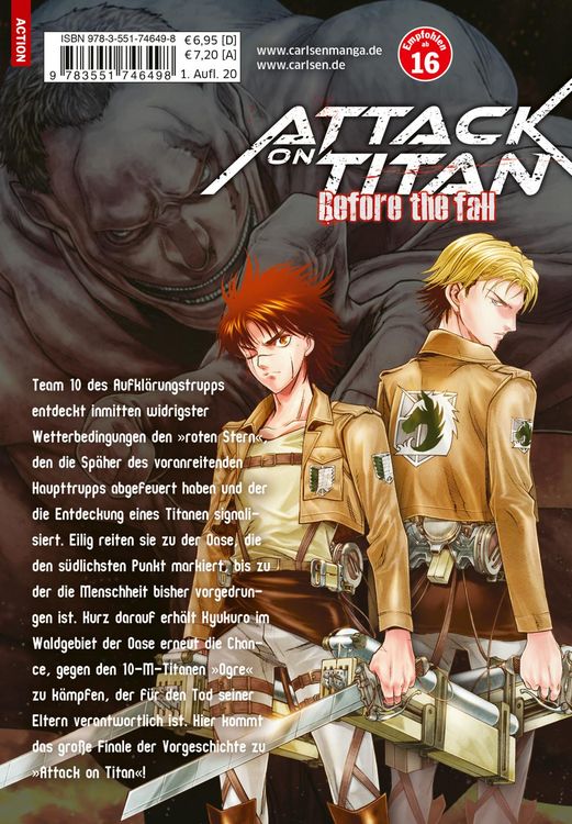 Produktbild: Attack on Titan - Before the Fall 17