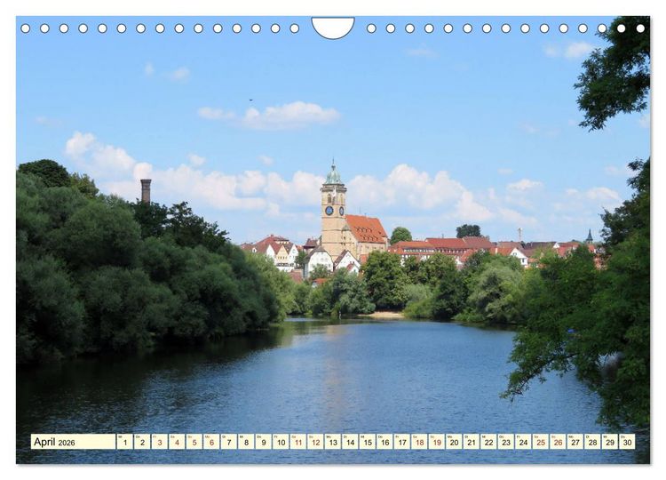 Produktbild: Sehenswertes im Schwaben-Land (Wandkalender 2026 DIN A4 quer), CALVENDO Monatskalender