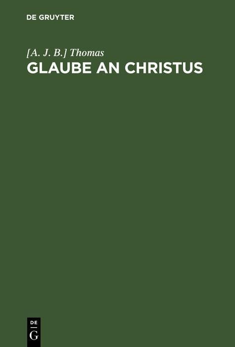 Produktbild: Glaube an Christus