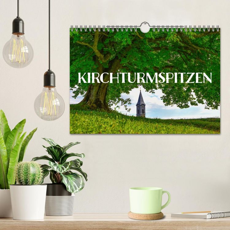 Produktbild: Kirchturmspitzen (Wandkalender 2026 DIN A4 quer), CALVENDO Monatskalender
