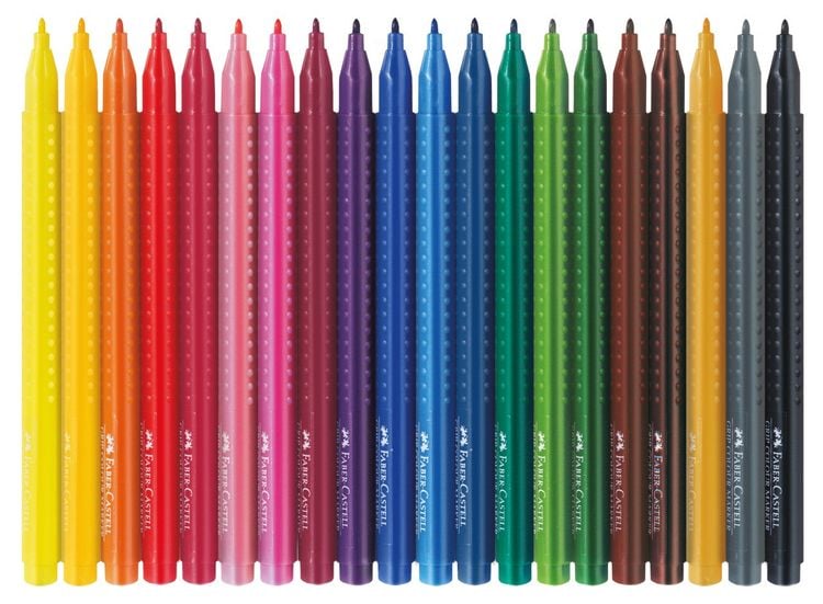 Faber-Castell Filzstift Grip Colour Marker 20er Set