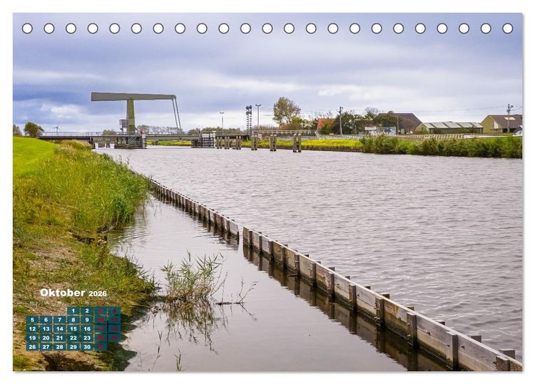 Produktbild: Der Nordholland-Kanal (Tischkalender 2026 DIN A5 quer), CALVENDO Monatskalender