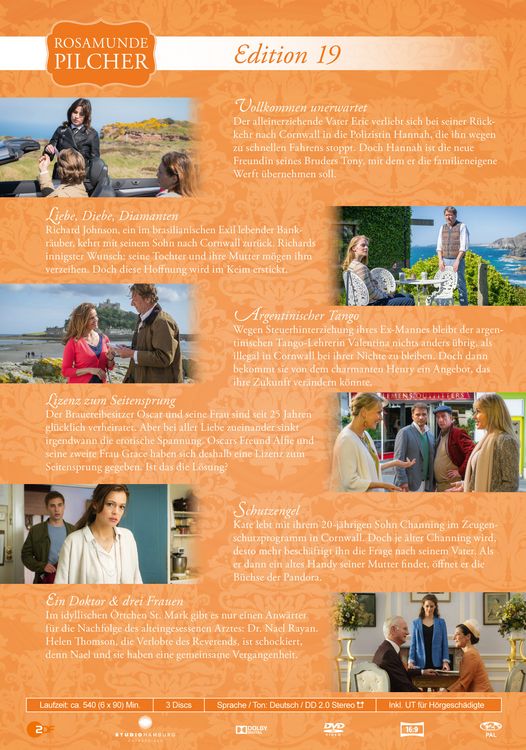 Produktbild: Rosamunde Pilcher Edition 19 [3 DVDs]