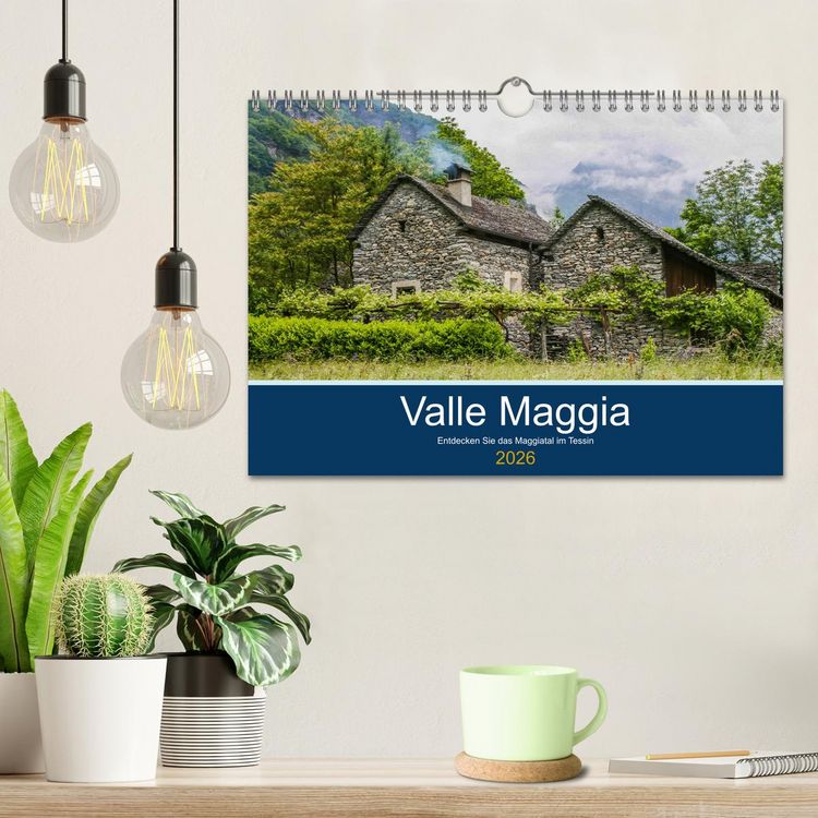 Produktbild: Valle Maggia - Entdecken Sie das Maggiatal im Tessin (Wandkalender 2026 DIN A4 quer), CALVENDO Monatskalender