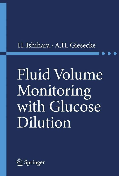 Produktbild: Fluid Volume Monitoring with Glucose Dilution
