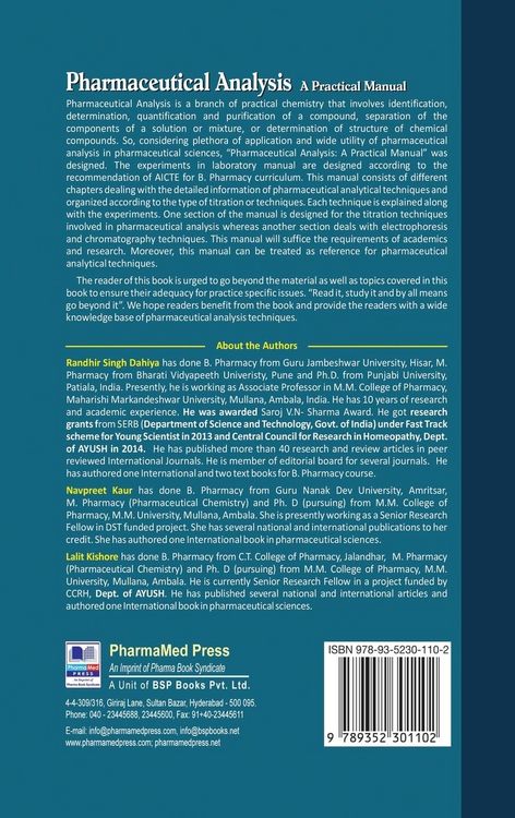 Produktbild: Pharmaceutical Analysis