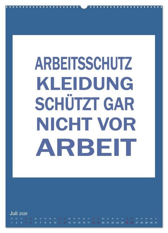 Produktbild: Memo an mich (Wandkalender 2026 DIN A2 hoch), CALVENDO Monatskalender
