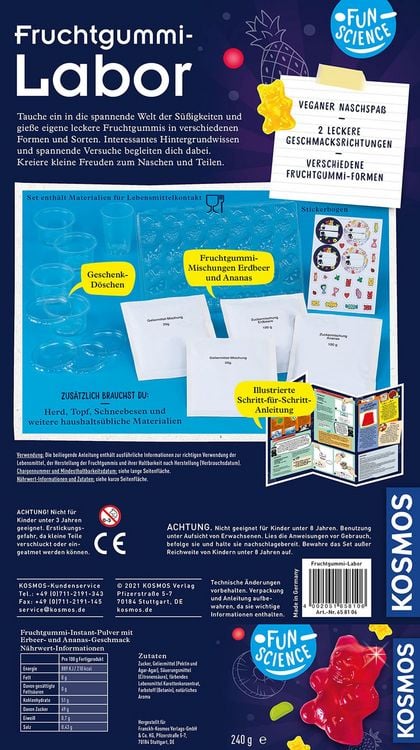 Produktbild: Fun Science Fruchtgummi-Labor