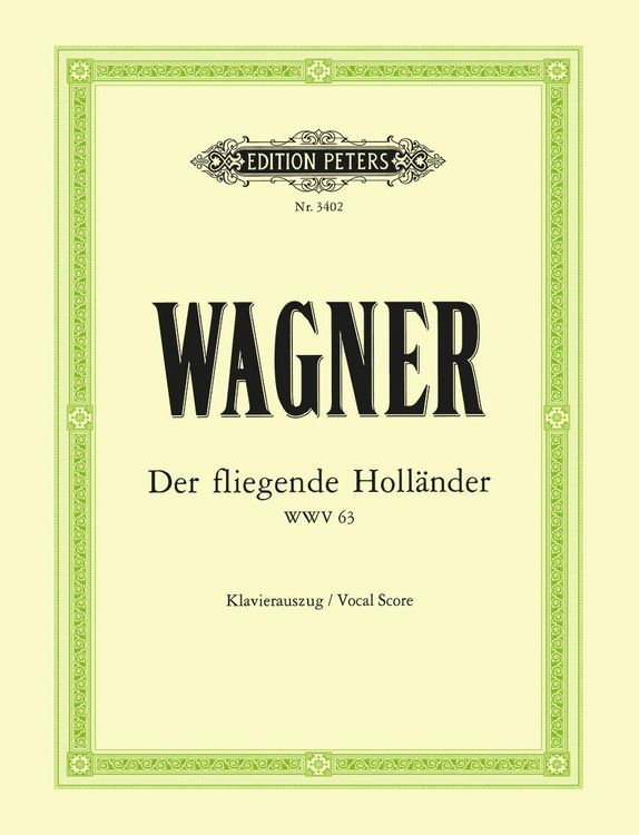 Produktbild: Der fliegende Holl&auml;nder (Oper in 3 Akten) WWV 63