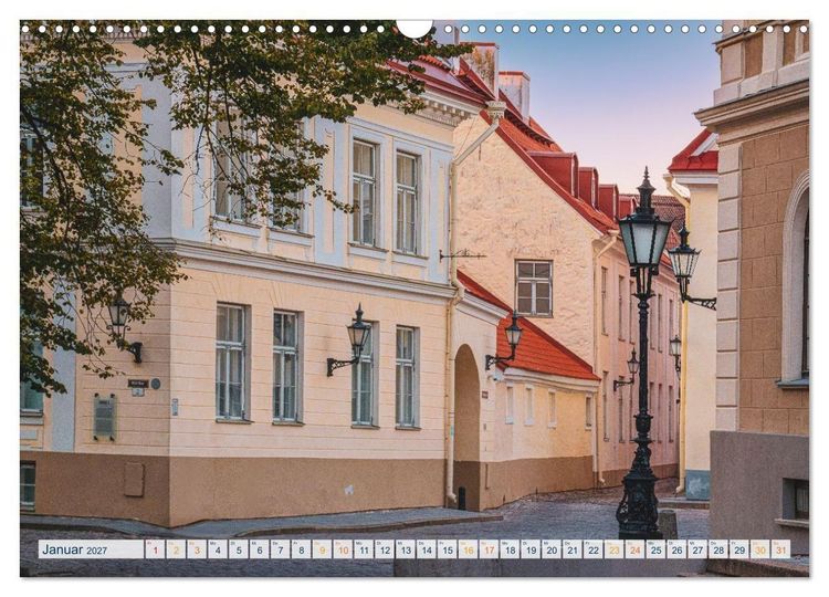 Produktbild: Nordischer Glanz &ndash; Tallinn - Riga - Vilnius (Wandkalender 2027 DIN A3 quer), CALVENDO Monatskalender