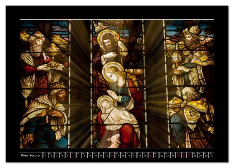 Produktbild: IRLAND - Fenster des Glaubens (Wandkalender 2026 DIN A4 quer), CALVENDO Monatskalender