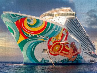 Produktbild: CALVENDO Puzzle Norwegian Getaway | 1000 Teile Lege-Gr&ouml;&szlig;e 64x48cm Foto-Puzzle f&uuml;r gl&uuml;ckliche Stunden