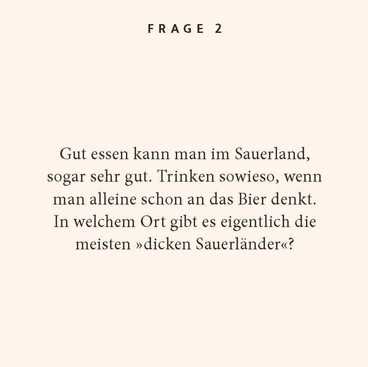 Produktbild: Sauerland-Quiz