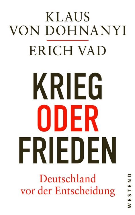 Produktbild: Krieg oder Frieden - Deutschland vor der Entscheidung