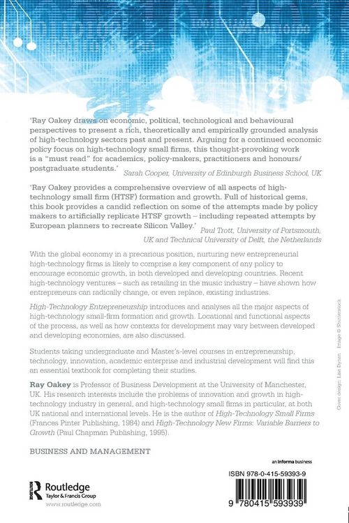 Produktbild: High-Technology Entrepreneurship