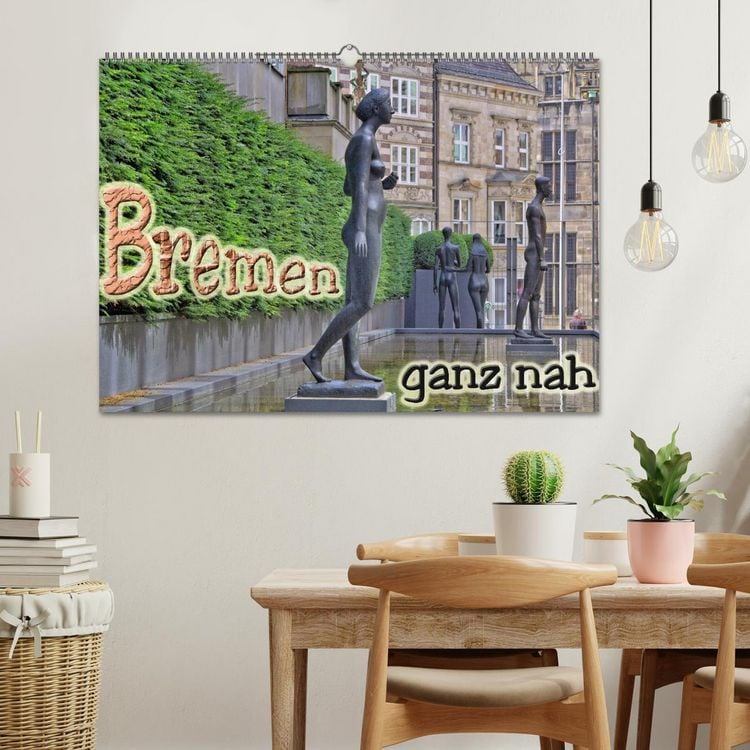 Produktbild: Bremen ganz nah (Wandkalender 2026 DIN A2 quer), CALVENDO Monatskalender