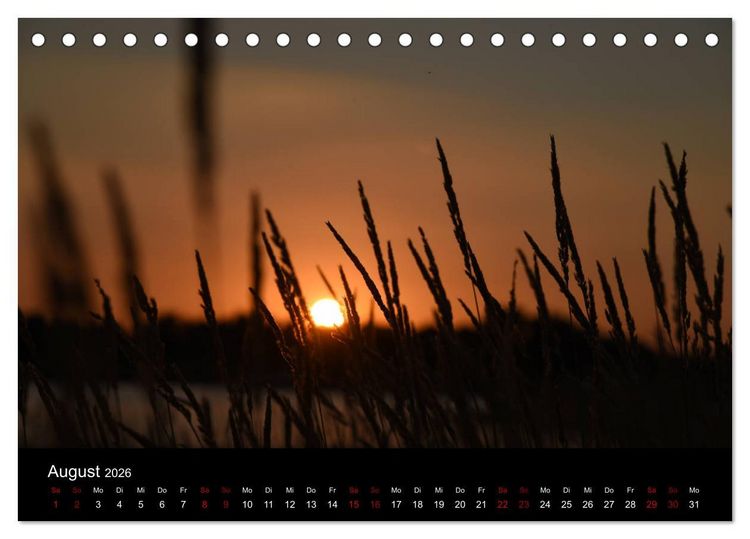 Produktbild: Niederrheinischer Himmel (Tischkalender 2026 DIN A5 quer), CALVENDO Monatskalender