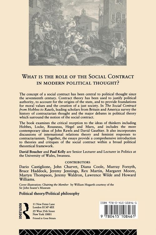 Produktbild: The Social Contract from Hobbes to Rawls
