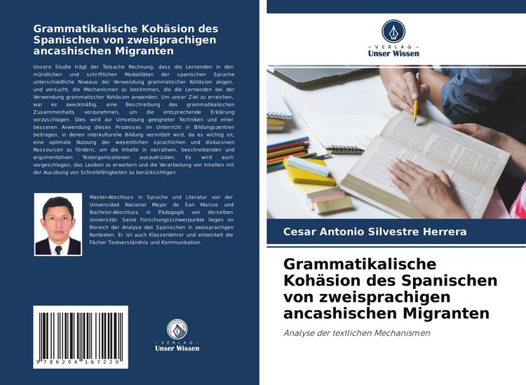 Produktbild: Grammatikalische Koh&auml;sion des Spanischen von zweisprachigen ancashischen Migranten