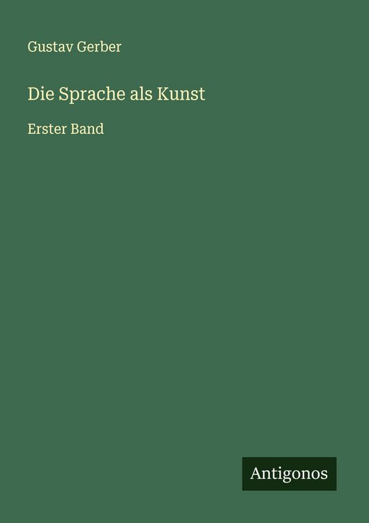 Produktbild: Die Sprache als Kunst