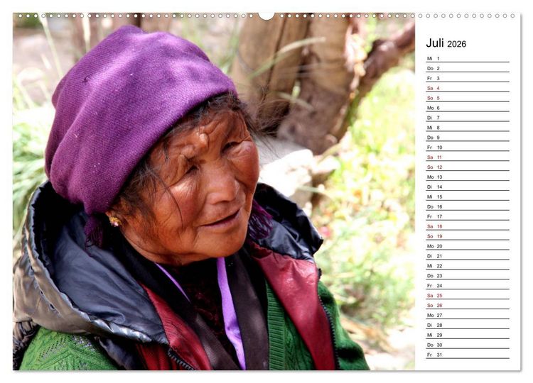 Produktbild: Tibet Momente (Wandkalender 2026 DIN A2 quer), CALVENDO Monatskalender