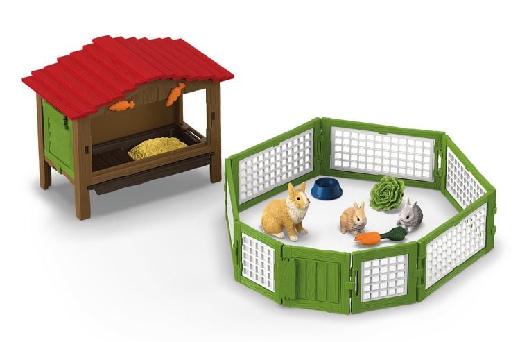 Produktbild: schleich&reg; Farm World Kaninchenstall