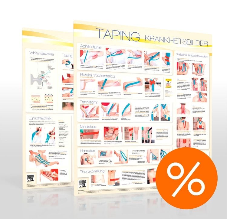 Produktbild: Taping Wandtafeln - Techniken und Krankheitsbilder