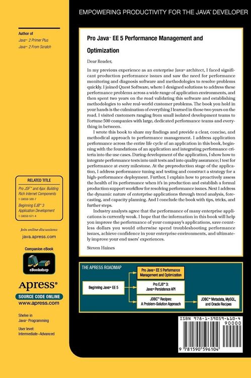 Produktbild: Pro Java EE 5 Performance Management and Optimization