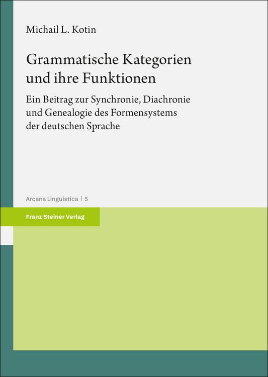 Produktbild: Grammatische Kategorien und ihre Funktionen