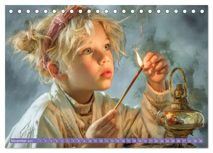 Produktbild: Faszination Licht - Durch Kinderaugen gesehen (Tischkalender 2027 DIN A5 quer), CALVENDO Monatskalender