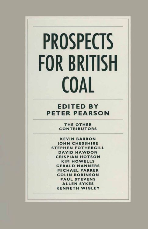 Produktbild: Prospects for British Coal