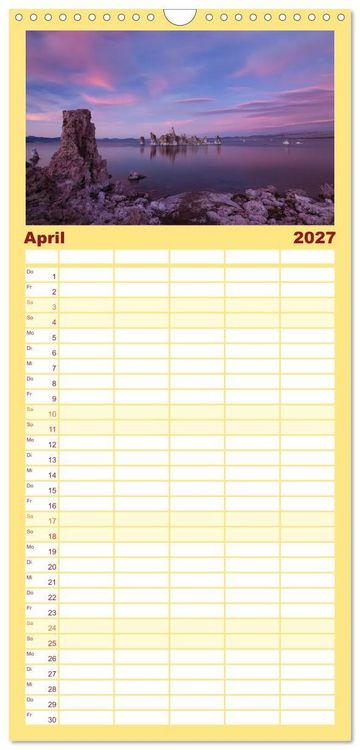 Produktbild: Familienplaner 2027 - Wild, Wide, West mit 5 Spalten (Wandkalender, 21 x 45 cm) CALVENDO