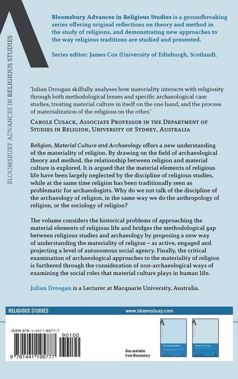 Produktbild: Religion, Material Culture and Archaeology