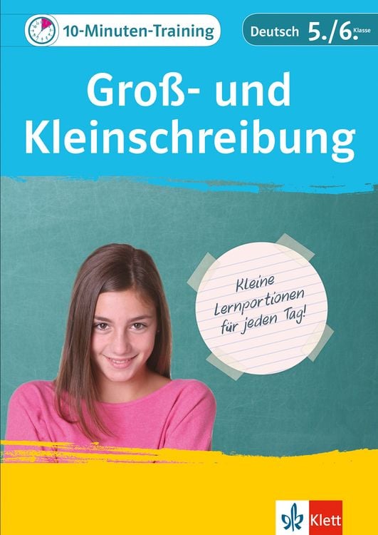 Produktbild: 10-Minuten-Training Deutsch Gro&szlig;- und Kleinschreibung 5./6. Klasse. Kleine Lernportionen f&uuml;r jeden Tag