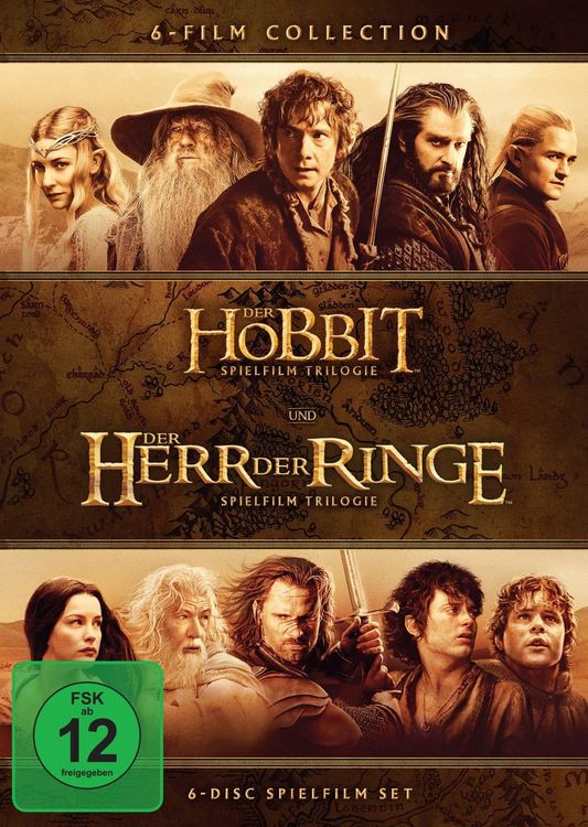 Produktbild: Mittelerde Collection [6 DVDs]