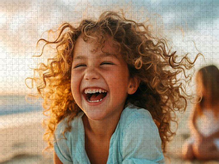 Produktbild: CALVENDO Puzzle Kinder Lachen | 1000 Teile Lege-Gr&ouml;&szlig;e 64x48cm Foto-Puzzle f&uuml;r gl&uuml;ckliche Stunden