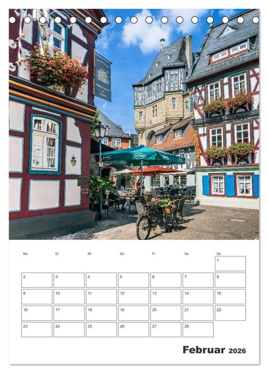 Produktbild: Idstein - Fachwerktraum im Herzen des Taunus (Tischkalender 2026 DIN A5 hoch), CALVENDO Monatskalender