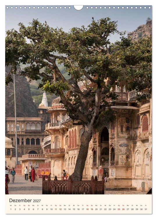 Produktbild: Stra&szlig;enleben in Rajasthan (Wandkalender 2027 DIN A3 hoch), CALVENDO Monatskalender