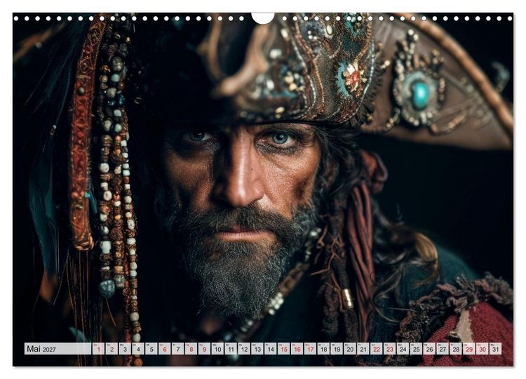 Produktbild: Piraten - Legenden der sieben Meere (Wandkalender 2027 DIN A3 quer), CALVENDO Monatskalender