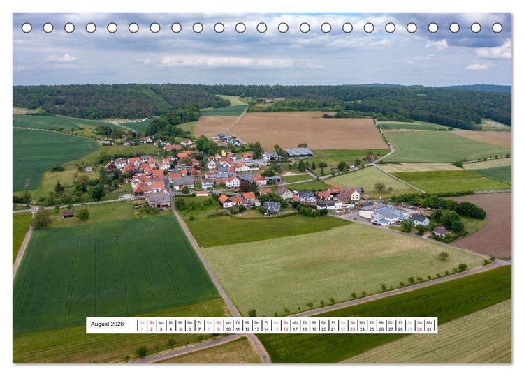Produktbild: Die Ringgau D&ouml;rfer (Tischkalender 2026 DIN A5 quer), CALVENDO Monatskalender
