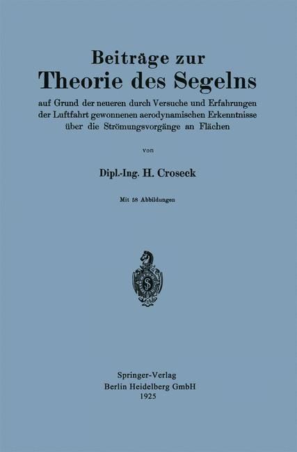 Produktbild: Beitr&auml;ge zur Theorie des Segelns