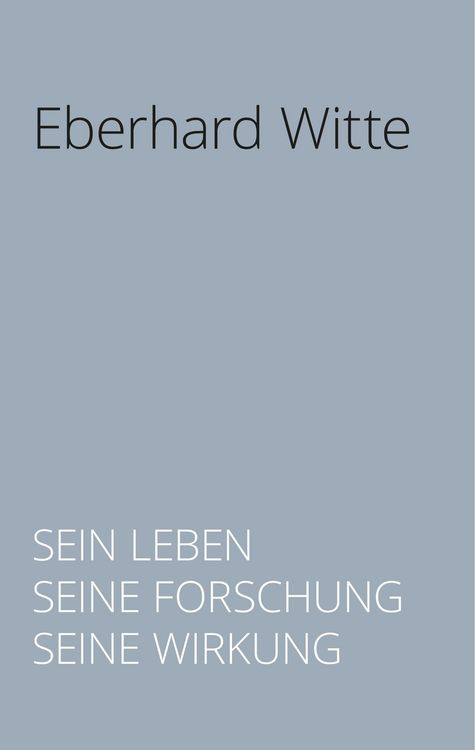 Produktbild: Eberhard Witte